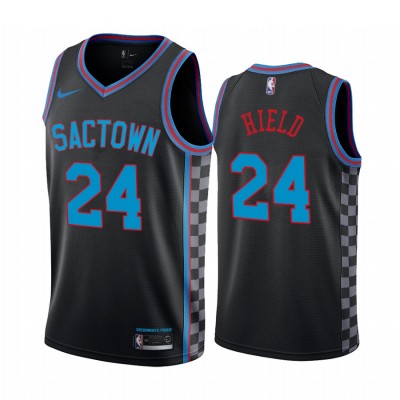 Nike Sacramento Kings #24 Buddy Hield Black Youth NBA Swingman 2020-21 City Edition Jersey